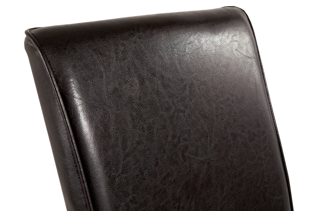 Kimonte Dark Brown Dining Chair, Set of 2 from Ashley - Luna Furniture