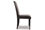 Kimonte Dark Brown Dining Chair, Set of 2 from Ashley - Luna Furniture