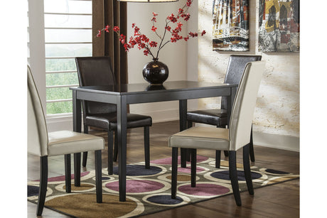 Kimonte Dark Brown Dining Table from Ashley - Luna Furniture