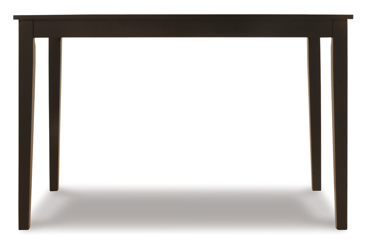 Kimonte Dark Brown Dining Table -  - Luna Furniture