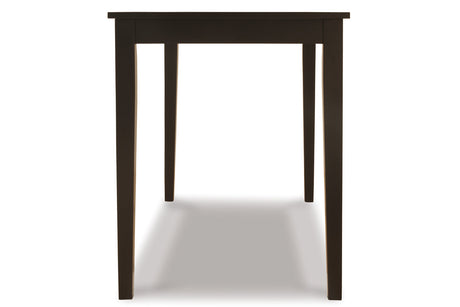 Kimonte Dark Brown Dining Table from Ashley - Luna Furniture
