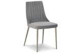 Barchoni Gray Dining Chair, Set of 2