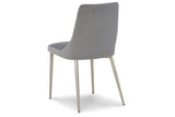 Barchoni Gray Dining Chair, Set of 2