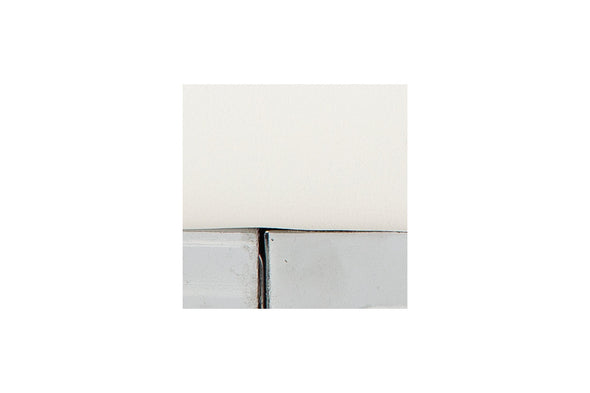 Madanere White/Chrome Finish Bar Height Barstool, Set of 2