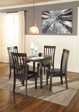 Hammis Dark Brown 5-Piece Drop Leaf Dining Set from Ashley - Luna Furniture