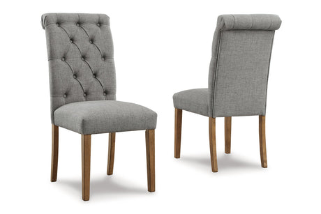 Harvina Gray Dining Chair, Set of 2