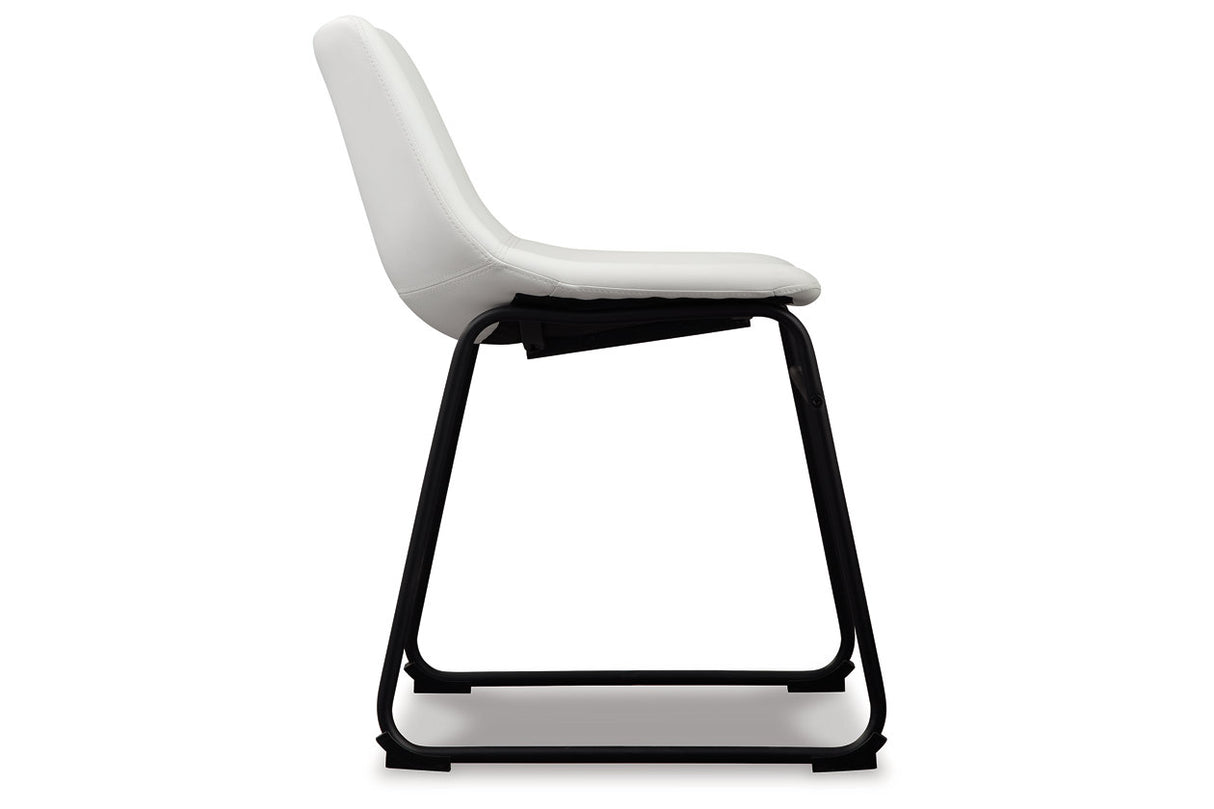 Centiar White Dining Chair, Set of 2