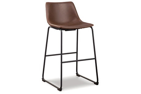 Centiar Brown Pub Height Barstool, Set of 2 from Ashley - Luna Furniture