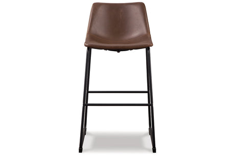 Centiar Brown Pub Height Barstool, Set of 2 from Ashley - Luna Furniture