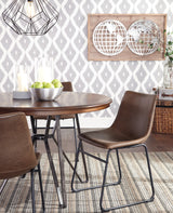 Centiar Brown Round Dining Room Set - Luna Furniture
