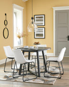 Centiar Gray/White 5-Piece Dining Room Set