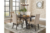 Rokane Brown Dining Extension Table from Ashley - Luna Furniture