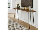 Wilinruck Brown/Black Counter Height Dining Table