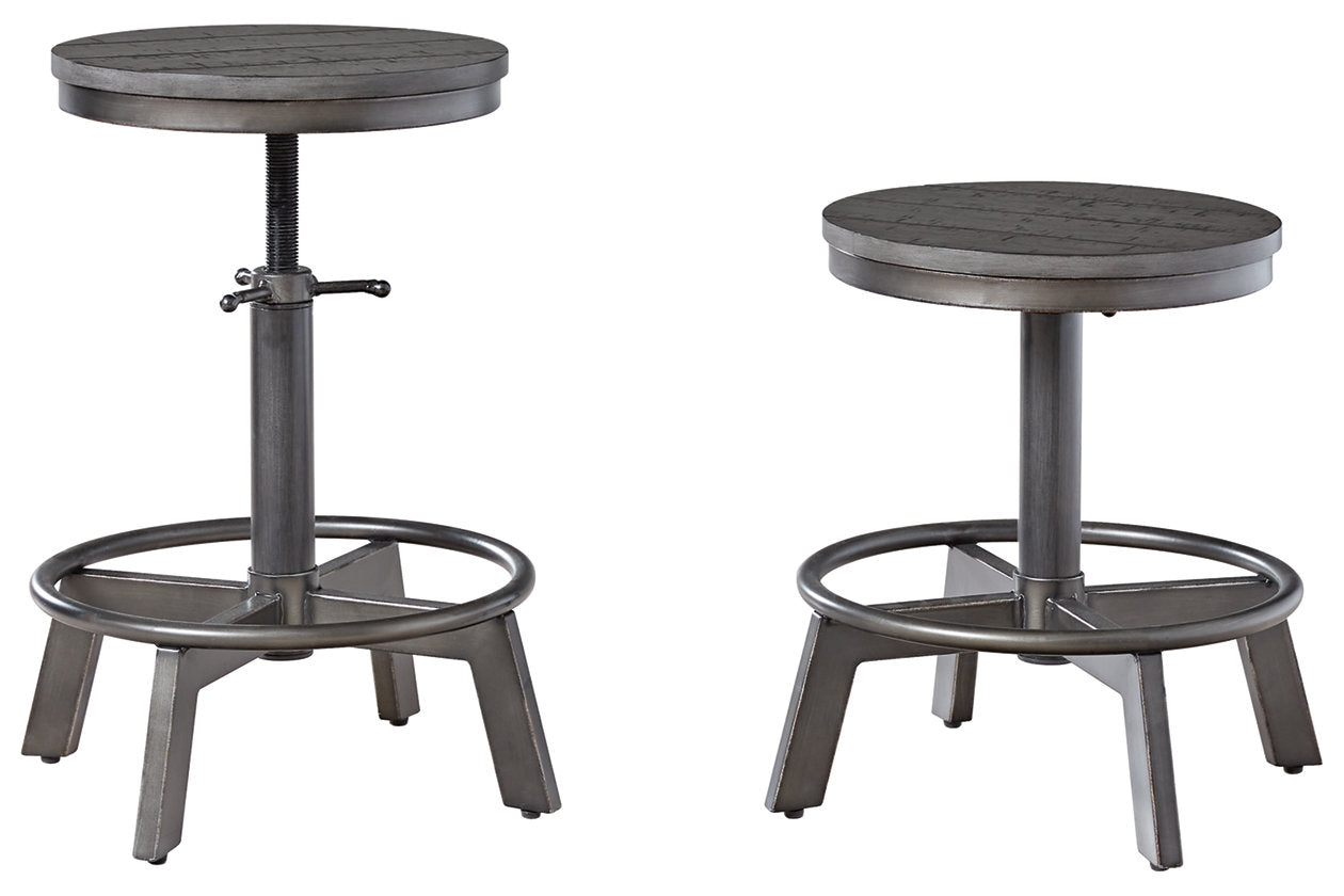 Torjin Gray Counter Height Stool, Set of 2 from Ashley - Luna Furniture