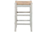 Mirimyn White Counter Height Barstool, Set of 2 from Ashley - Luna Furniture