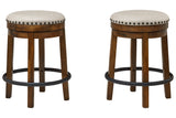 Valebeck Brown/Black Counter Height Stool