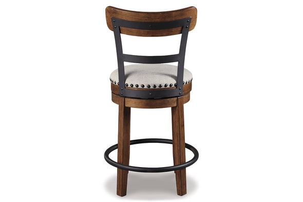 Valebeck Brown Counter Height Barstool