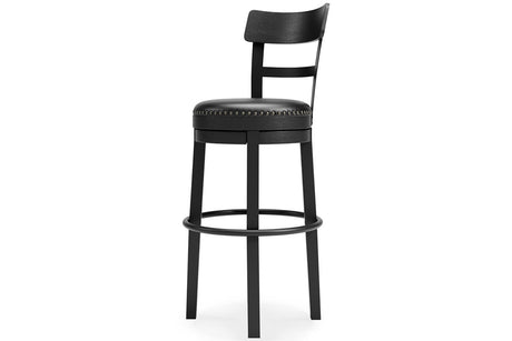Valebeck Black Bar Height Barstool from Ashley - Luna Furniture