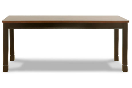 Owingsville Black/Brown Dining Bench from Ashley - Luna Furniture