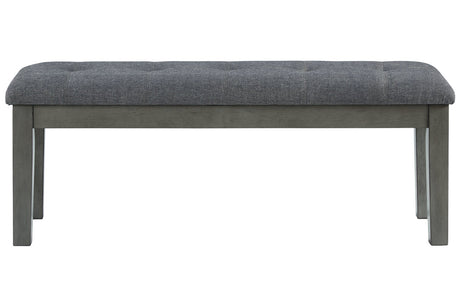 Hallanden Two-tone Gray 50" Dining Bench from Ashley - Luna Furniture