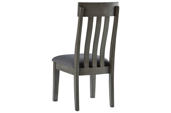 Hallanden Two-tone Gray Dining Chair, Set of 2