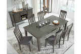 Hallanden Gray Dining Extension Table -  - Luna Furniture