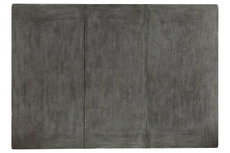 Hallanden Gray Counter Height Dining Extension Table from Ashley - Luna Furniture