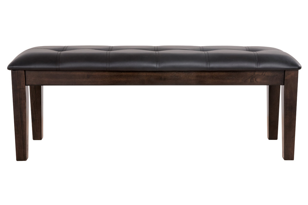 Haddigan Dark Brown Dining Bench from Ashley - Luna Furniture
