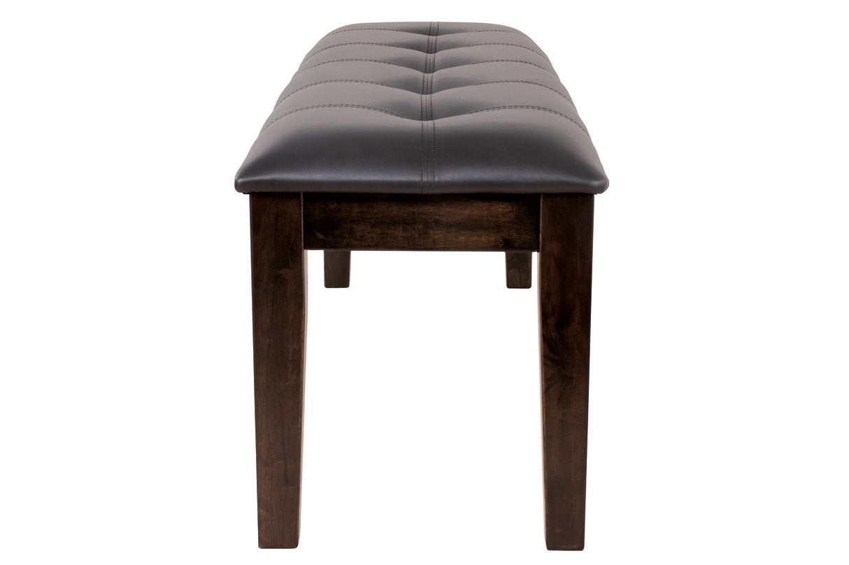 Haddigan Dark Brown Dining Bench from Ashley - Luna Furniture