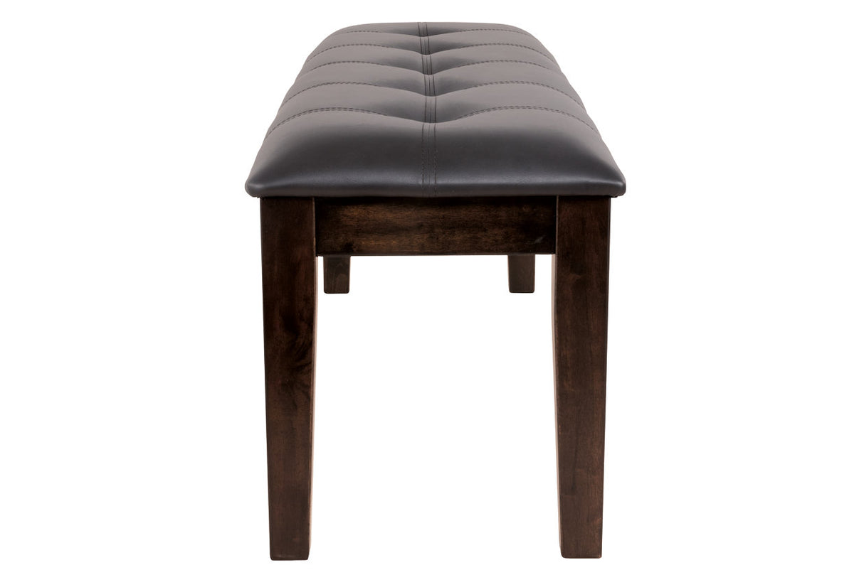 Haddigan Dark Brown Dining Bench from Ashley - Luna Furniture