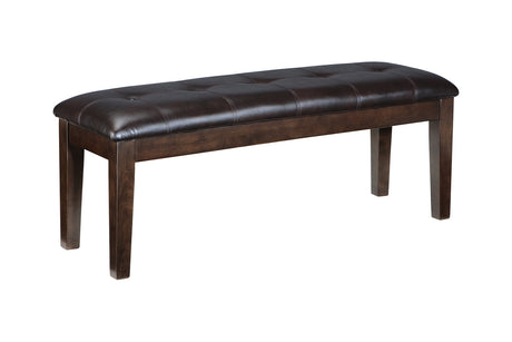 Haddigan Dark Brown Dining Bench -  - Luna Furniture