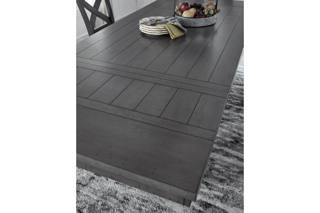 Myshanna Gray Counter Height Dining Extension Table -  - Luna Furniture