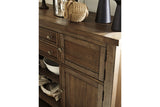 Moriville Grayish Brown Dining Server from Ashley - Luna Furniture