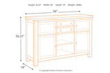 Moriville Grayish Brown Dining Server from Ashley - Luna Furniture