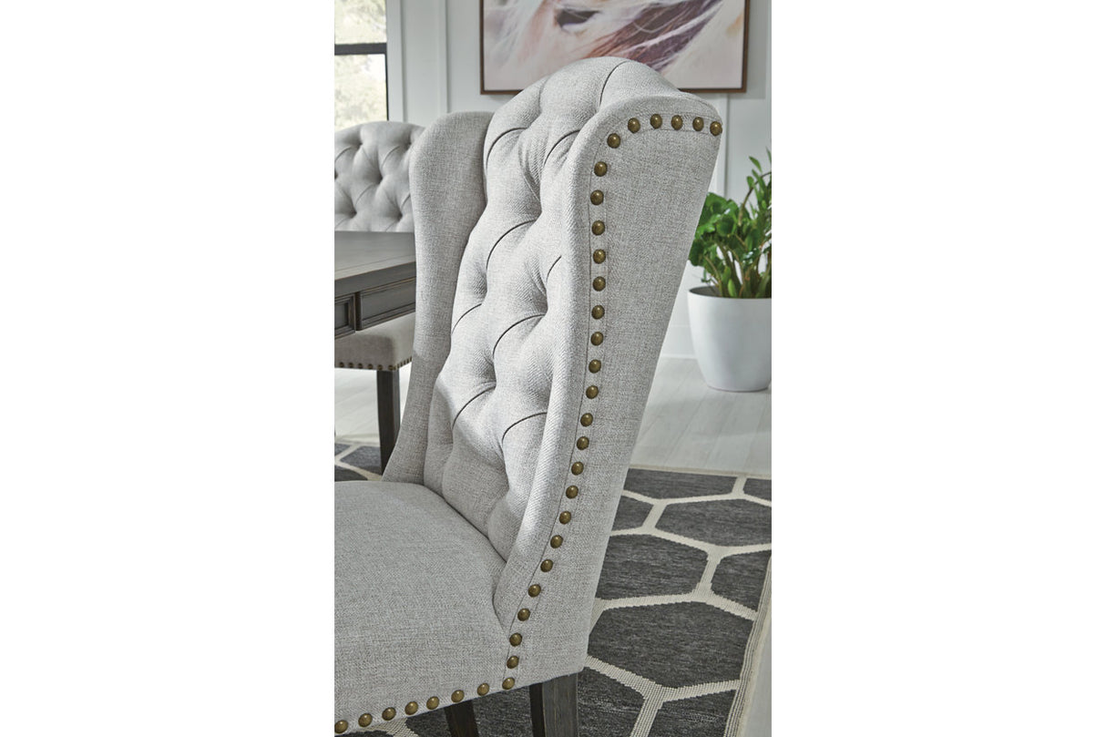 Jeanette Linen Dining Chair, Set of 2