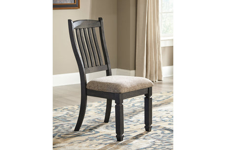 Tyler Creek Black/Grayish Brown Dining Chair, Set of 2 from Ashley - Luna Furniture
