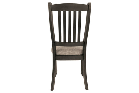 Tyler Creek Black/Grayish Brown Dining Chair, Set of 2 from Ashley - Luna Furniture