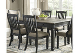 Tyler Creek Black/Gray Dining Table from Ashley - Luna Furniture