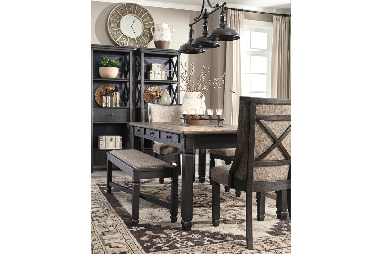 Tyler Creek Black/Gray Display Cabinet from Ashley - Luna Furniture
