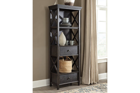 Tyler Creek Black/Gray Display Cabinet -  - Luna Furniture