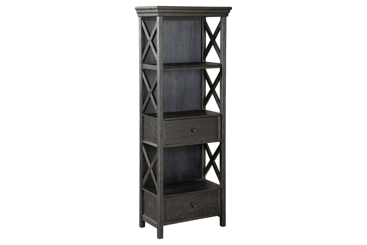 Tyler Creek Black/Gray Display Cabinet from Ashley - Luna Furniture