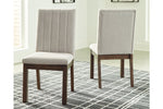 Dellbeck Beige Dining Chair, Set of 2