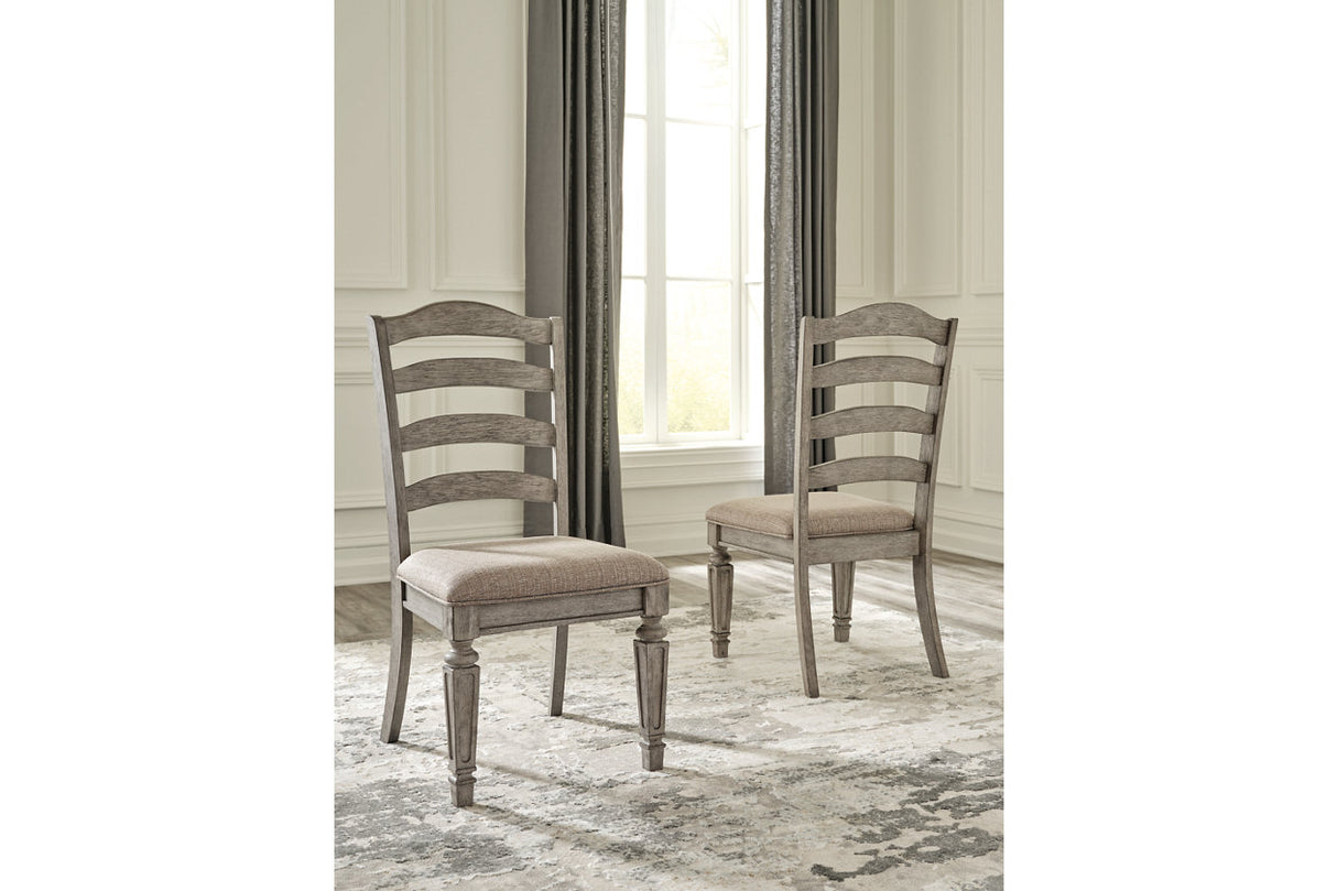 Lodenbay Antique Gray Dining Chair, Set of 2