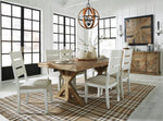 Grindleburg Light Brown Rectangular Dining Room Set - Luna Furniture