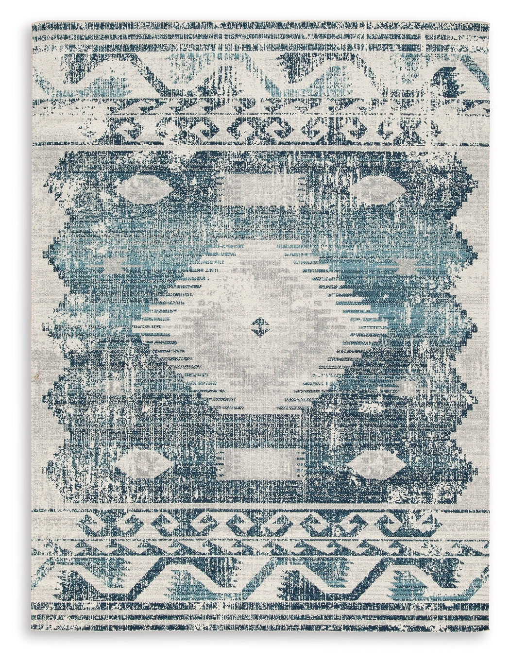 Daddridge Blue/Gray/Ivory 8' x 10' Rug from Ashley Furniture - Luna Furniture