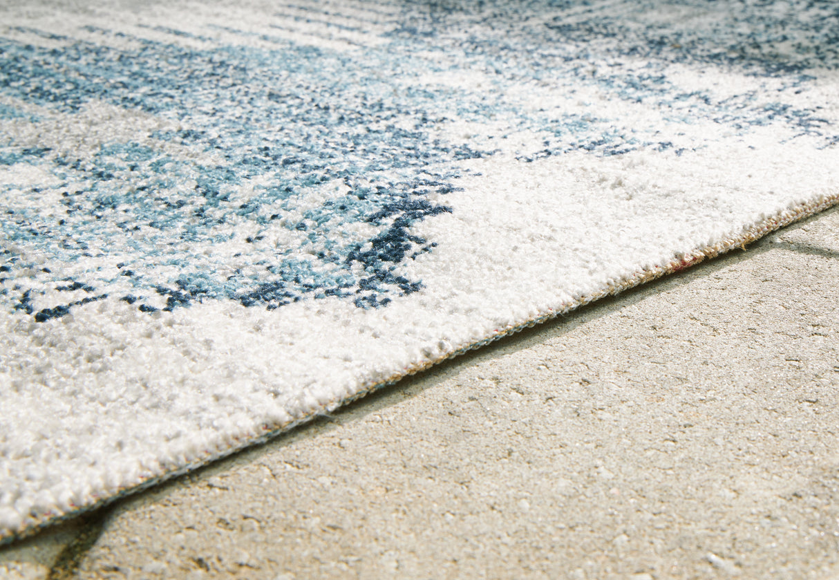 Daddridge Blue/Gray/Ivory 8' x 10' Rug from Ashley Furniture - Luna Furniture