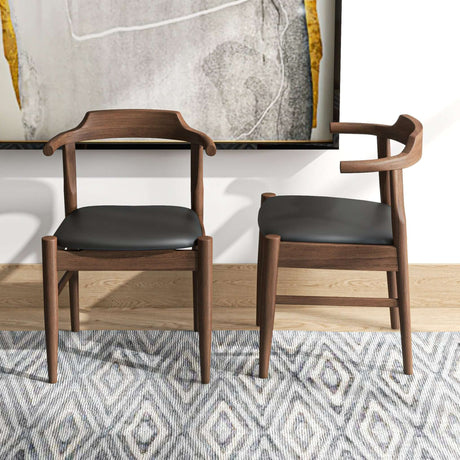Daisy Dining Chair (Set of 2) Grey Fabric from Midinmod - Luna Furniture