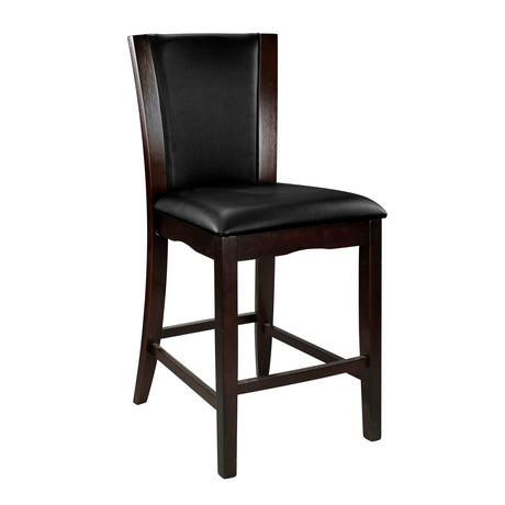 Daisy Espresso/Dark Brown Counter Height Chair, Set of 2 from Homelegance - Luna Furniture