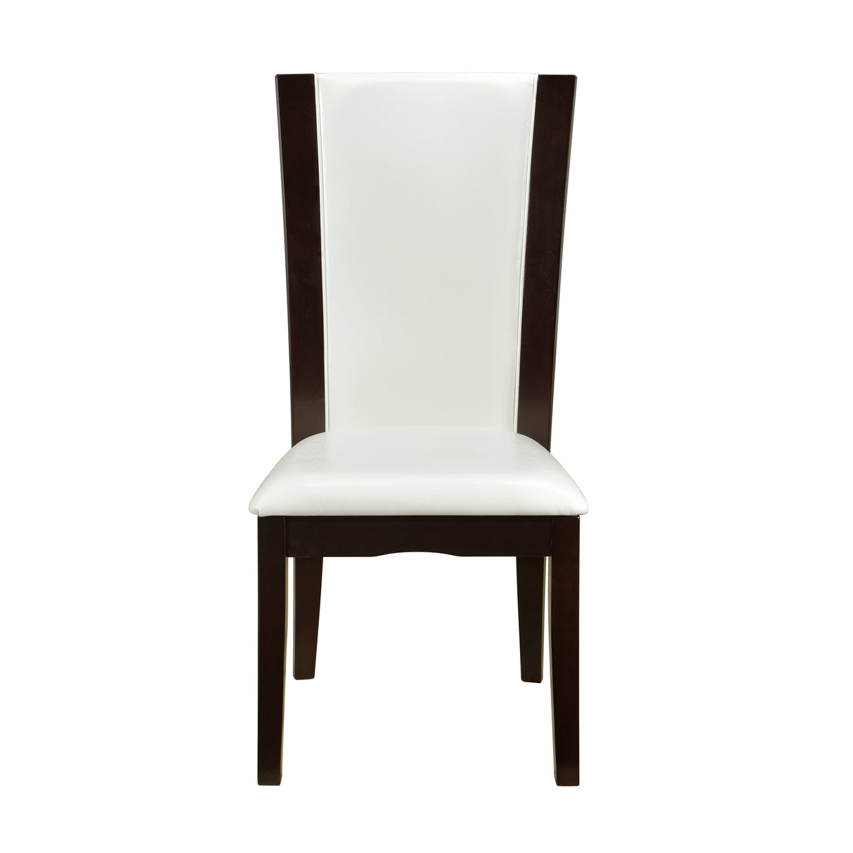 Daisy Espresso/White Side Chair, Set of 2 from Homelegance - Luna Furniture
