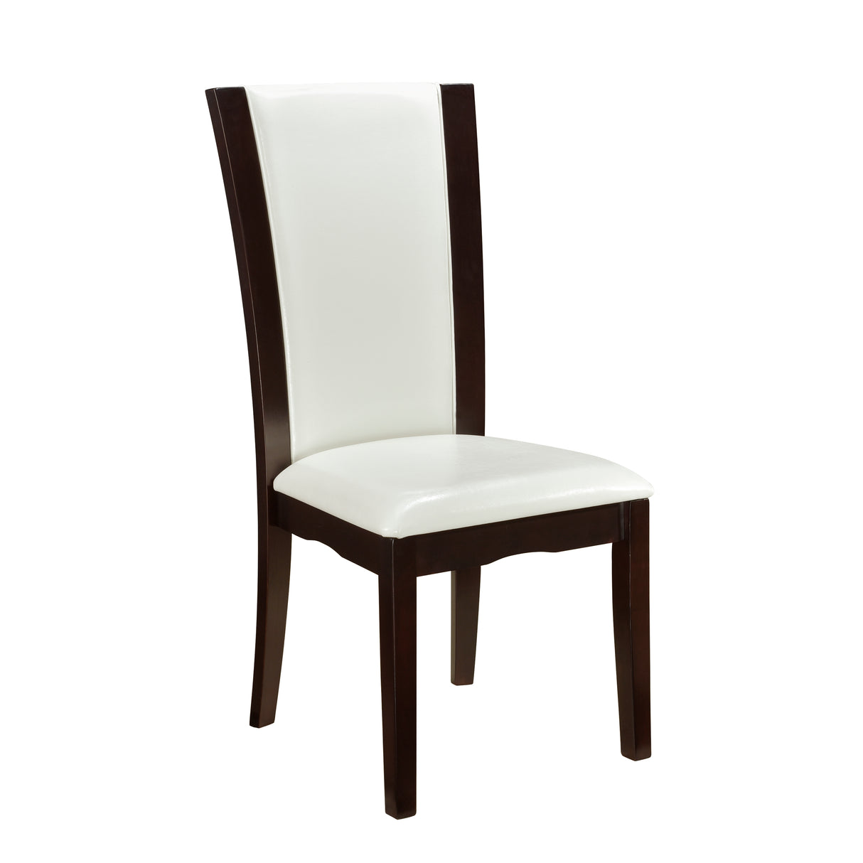 Daisy Espresso/White Side Chair, Set of 2 from Homelegance - Luna Furniture